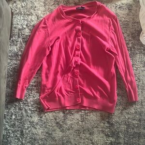 Gap hot pink cardigan